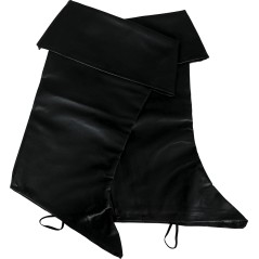 Cubrebotas negras infantiles 50 cm-Tus disfraces baratos