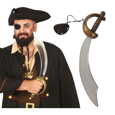 Espada pirata con parche-Tus disfraces baratos