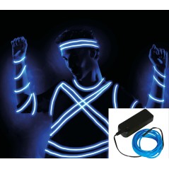 Hilo led azul disfraces 5 metros-Tus Disfraces