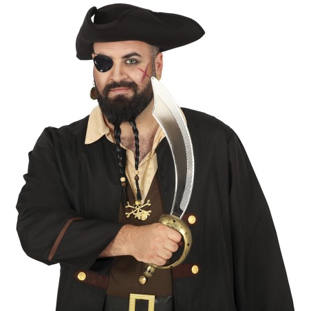 Espada pirata con parche