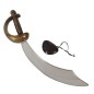 Espada pirata con parche