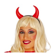 Cuernos diablo rojos demonio-Tus Disfraces
