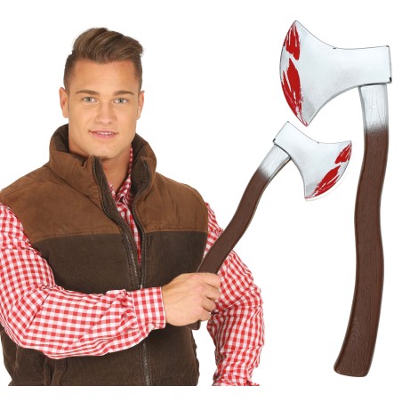 Hacha con sangre 49 cm-Tus Disfraces