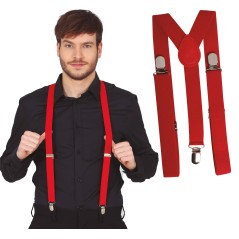 Tirantes rojos para adulto-Tus disfraces baratos