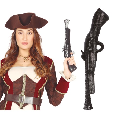 Pistolon trabuco 42 cm pirata-Tus disfraces baratos