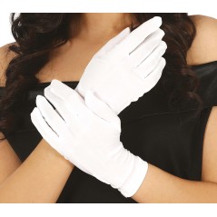 Guantes corto blanco de 23 cm-Tus disfraces baratos