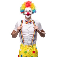 Tirantes multicolor payaso