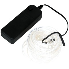 Hilo led blanco disfraces 5 metros-Tus Disfraces