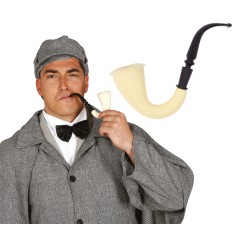 Pipa investigador 16 cm sherlock holmes-Tus disfraces baratos