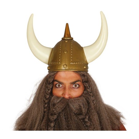 Casco vikingo con pico