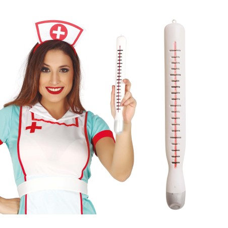 Termometro gigante enfermera 34 cm medicos-Tus disfraces baratos