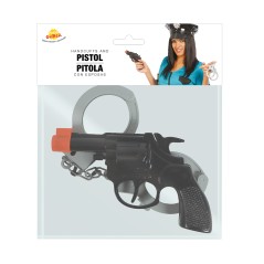 Pistola con esposas-Tus disfraces baratos
