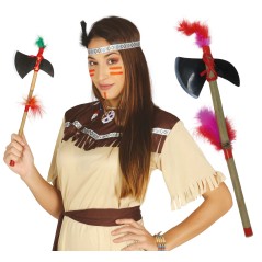 Hacha de indio barata de 35 cm-Tus disfraces baratos