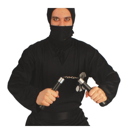 Lunchacos ninja 18 cm negros guerrero