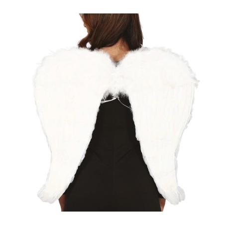 Alas plumas blancas angel 75x75 cm