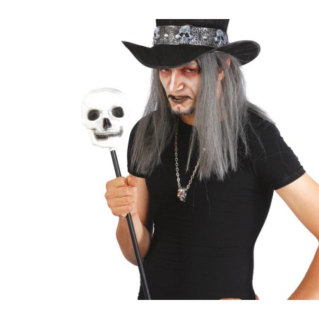 Baston calvera brujo hechicero conjuros halloween
