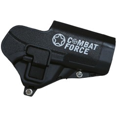 Pistola negra con funda 20 cm-Tus disfraces baratos