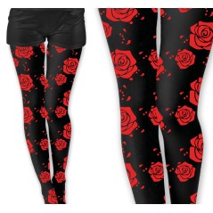 Pantys catrina rosas rojas adulto-Tus disfraces baratos
