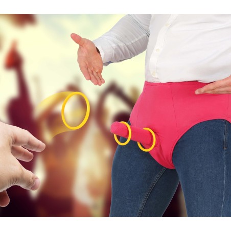 Calzocillos para despedida juegos atrevidos anillas -Tus Disfraces
