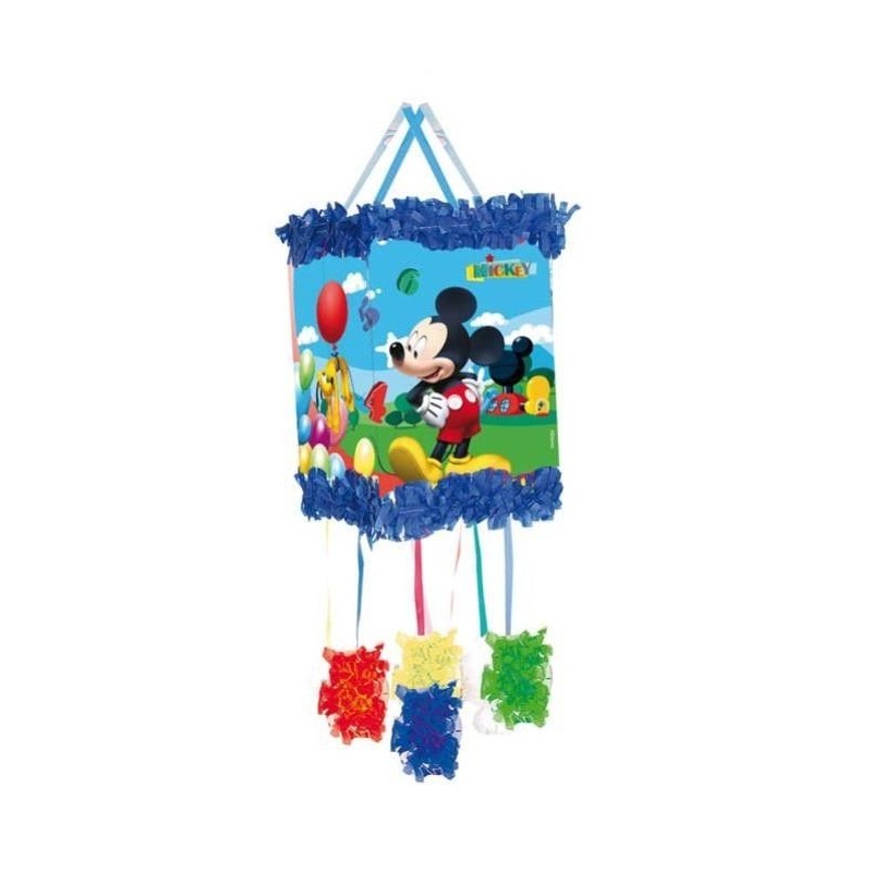 Piñata Mickey mouse globos con antifaz