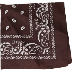 Pañuelo vaquero marron oeste-Tus disfraces baratos