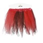 Tutu infantil rojo y negro 30 cm infantil