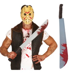 Machete con sangre 74 cms-Tus disfraces baratos