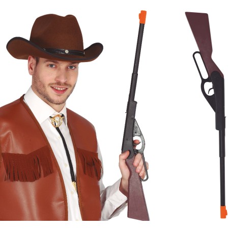 Rifle Vaquero Cowboy oeste 65 cm barato-Tus disfraces baratos