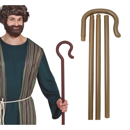 Baston marron 150 cm pastor-Tus disfraces baratos