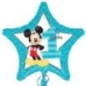 Globo Mickey 1º cumpleaños estrella azul