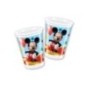 Vasos Mickey mouse para cumpleaños 8 uds 200 ml