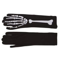 Guantes esqueleto 40 cms-Tus disfraces baratos