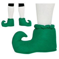Zapatos verdes de elfo o enanito para adulto-Tus disfraces baratos