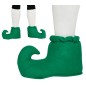 Zapatos verdes de elfo o enanito para adulto