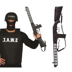 Rifle de asalto de los swat de 69 cm juguete plastico-Tus disfraces baratos