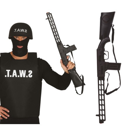 Rifle de asalto de los swat de 69 cm juguete plastico-Tus disfraces baratos