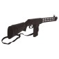 Rifle de asalto de los swat de 69 cm juguete plastico