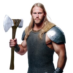 Hacha vikinga dios del trueno