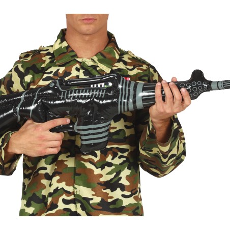 Metralleta hinchable ejercito de 90 cm-Tus disfraces baratos