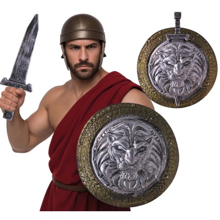 Escudo leon romano con espada-Tus disfraces baratos