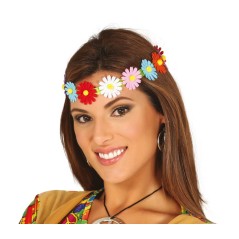 Diadema hippie margaritas de colores cinta pelo