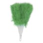 Abanico plumas verde 16 palas