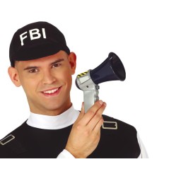 Megafono policia con sonido