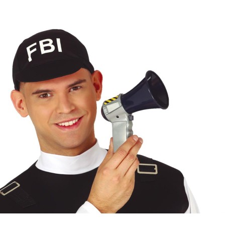 Megafono policia con sonido