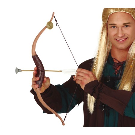 Arco medieval 58 cm con dos flechas