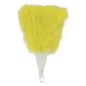 Abanico plumas amarillo 16 palas