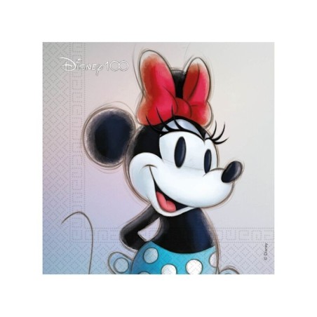 Servilletas Disney Minnie 100 años 20 uds 33 cm