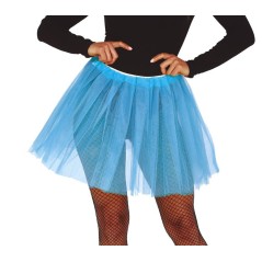 Tutu azul claro para mujer 40 cm