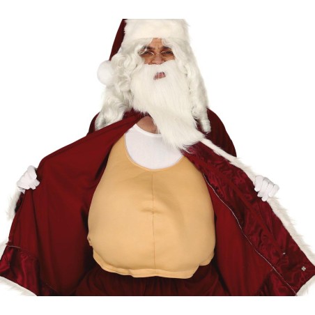 Barriga papa noel en tela-Tus disfraces baratos