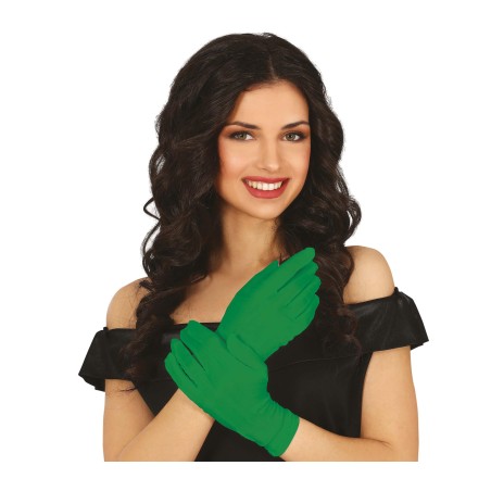 Guantes verde cortos 20 cm